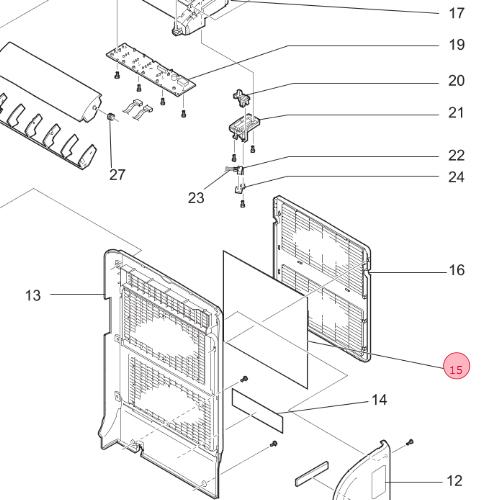 三菱 MITSUBISHI 除湿機 空気清浄フィルター MJPR-10AXFT M485C5822
