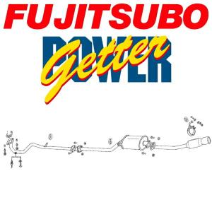 FUJITSUBO パワーゲッターマフラー GF/LA-L760Sネイキッド ターボ用 H11/11〜H15/11｜partsdepot