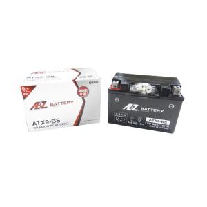 AZ Battery(AZバッテリー) バイク バッテリー ATX9-BS (YTX9-BS 互換)(液入充電済) 密閉型MFバッテリー
