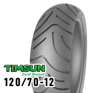 TIMSUN(ティムソン) バイク タイヤ TS606 120/70-12 51J TL フロント/リア TS-606