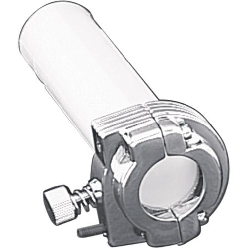 KUSTOM1 クロームスロットルアッセンブリー シルバー ハーレー 1インチハンドルバー用 シング...