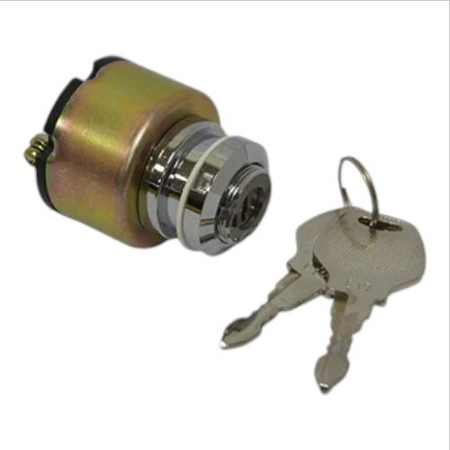 KUSTOM1 クロームイグニッションスイッチ スポーツスター(75〜77) FX(73〜77) ハ...