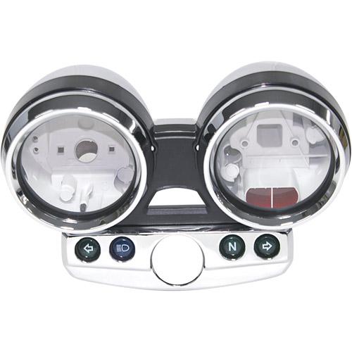 カワサキ ゼファーX ZRXII バリオス/2 メーターカバー ブラック/シルバー 外装 エナジープ...