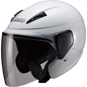 マルシン工業(Marushin) バイク ヘルメット ジェットヘルメット セミジェットヘルメット M-520 ホワイト フリー｜partsdirect2