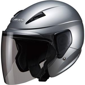 マルシン工業(Marushin) バイク ヘルメット ジェットヘルメット セミジェットヘルメット M-520XL シルバー XL｜partsdirect2