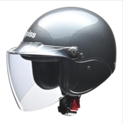 リード工業(LEAD) apiss(アピス) AP-603 セミジェットヘルメット ガンメタリック ...