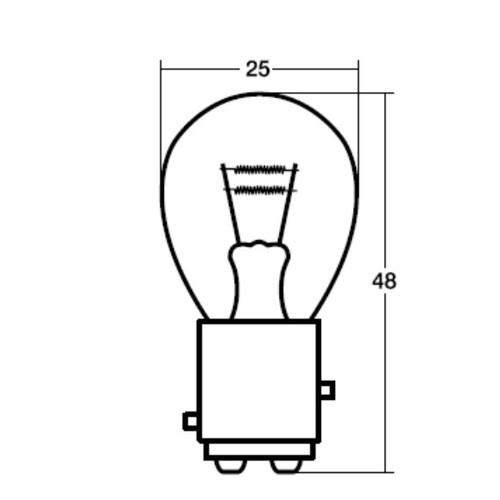 スタンレー(STANLEY) NO2 BP4875B 12V21/5W 自動車 電球