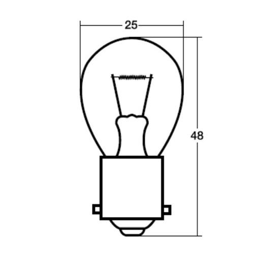 スタンレー(STANLEY) NO5 BP4575B 12V21W 自動車 電球