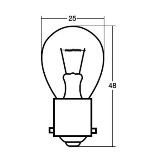 スタンレー(STANLEY) NO6 BP4577A 12V23W 自動車 電球