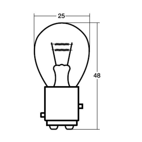 スタンレー(STANLEY) NO82 ブリスターパック12V21/5W 自動車 電球