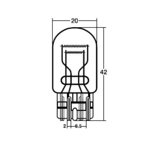 スタンレー(STANLEY) NO83 ブリスターパック12V21/5W 自動車 電球