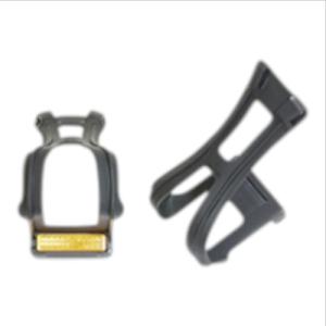GORIX 自転車ペダル トゥークリップ ペダル フラットペダル セット