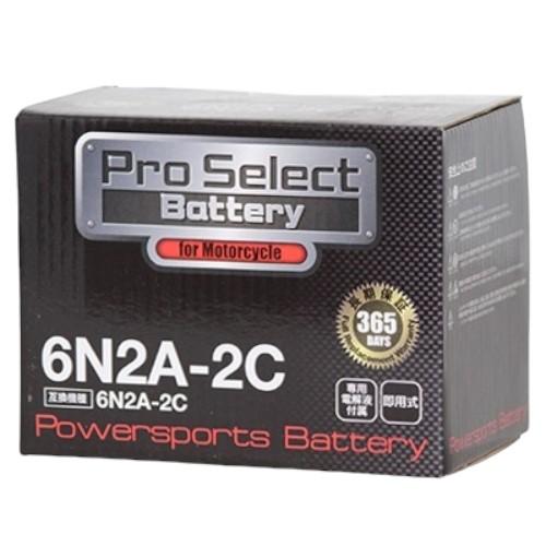 ProSelect(プロセレクト) バイク 6N2A-2C スタンダードバッテリー 液別 11068...