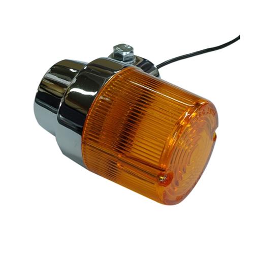 CGC 300型 丸型ウィンカー メッキ/オレンジ 21134 バイク ウインカー