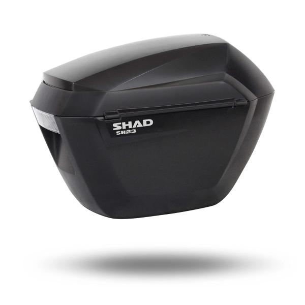SHAD(シャッド) バイク パニアケース・サイドボックス SH23 サイドケース 無塗装ブラック ...