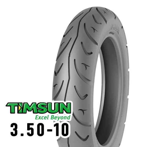 TIMSUN(ティムソン) バイク タイヤ TS600 3.50-10 51J TL フロント/リア...