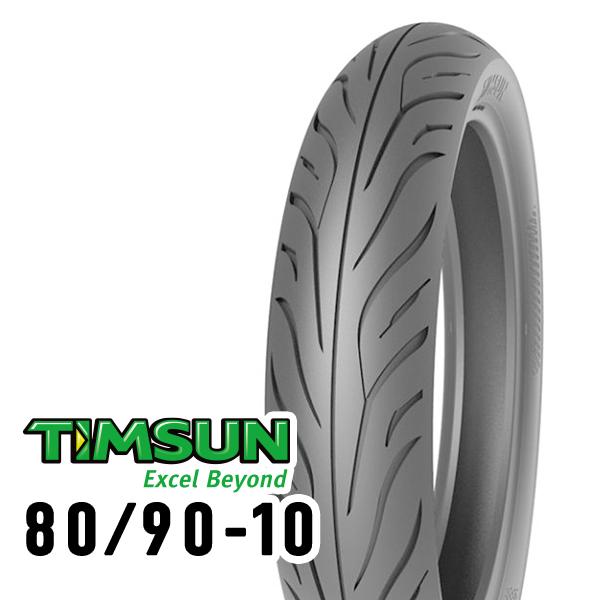TIMSUN(ティムソン) バイク タイヤ ストリートハイグリップ TS689F 80/90-10 ...