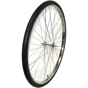 自転車 完組ホイール 前輪リム完組み 27×1 3/8ステンリム｜partsdirect2