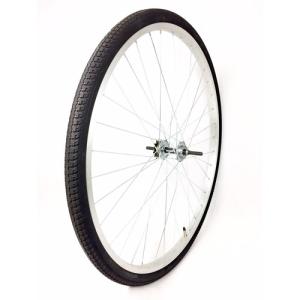 即納】ワールド 27インチ リアホイール ステンレスリム ローラー