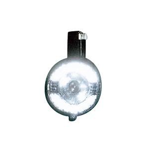 丸善電機産業 MBFRA-2.4 前面リフレクター付発電ランプ ブラック/クリアー 袋入り MBL-2.4FRA