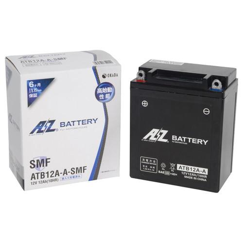 AZ Battery(AZバッテリー) バイク 密閉型MFバッテリー ATB12A-A-SMF 液入...