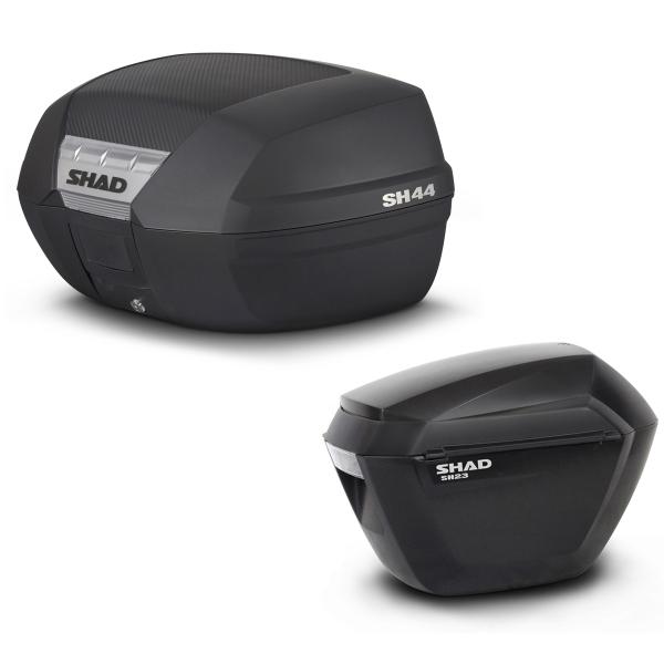 SHAD(シャッド) 【セット品】SH44 トップケース+SH23 サイドケース フルパニアセット ...