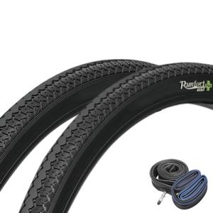 IRC 自転車タイヤ 24インチ 井上タイヤ タイヤ チューブ（各1本） 足楽