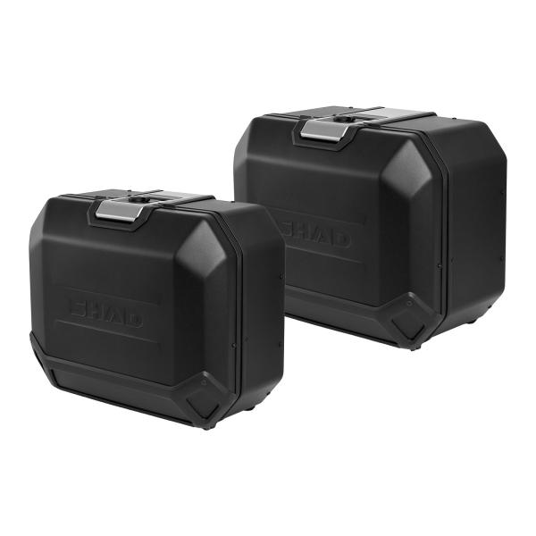 SHAD(シャッド) 【セット品】TR36(L)+TR47(R) TERRA サイドケース ブラック...