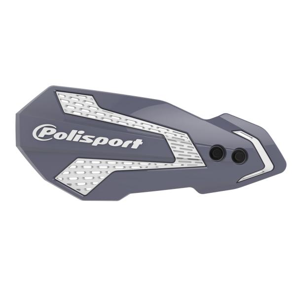 Polisport MX FLOW ハンドガード グレー/ホワイト YAMAHA用 22-28mm ...
