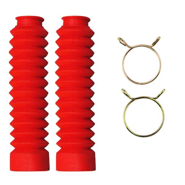 EnergyPrice(エナジープライス) フロントフォークブーツ レッド  バイク