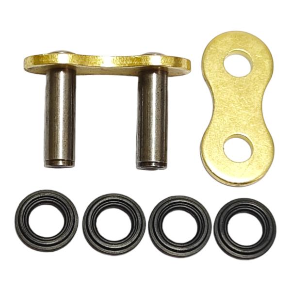 PFP(ピーエフピー) X-ringチェーンシリーズ 525FHX(ゴールド)用 カシメジョイント ...