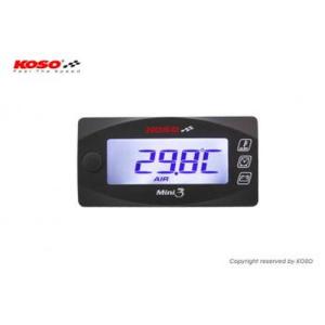 KOSO(コーソー) バイク Mini3デジタル 外気温&電圧&時計 KS-M3-AVC｜partsdirect2