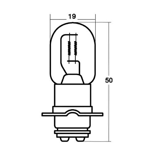 スタンレー(STANLEY) A3801V 12V35/30W μ球 バイク ヘッドライト球