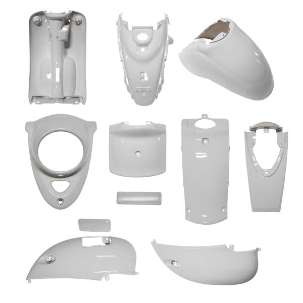 ヤマハ 2st ビーノ VINO 5AU 1型 外装 10点 カウル セット ラジカルホワイト PF...