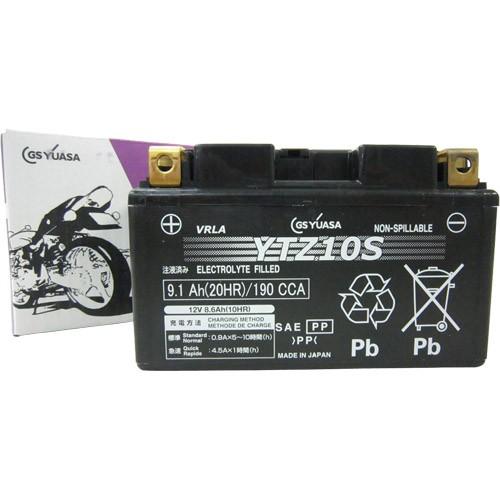 GSユアサ YTZ10S VRLA(制御弁式)バッテリー バイク 密閉型MFバッテリー