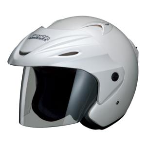 マルシン工業(Marushin) バイク ヘルメット ジェットヘルメット ジェットヘルメット M-380 パールホワイト フリー