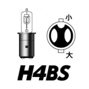 M＆H バイク ヘッドライト球 H4BS 12V35/35W BA20D VN(S2イエローヴィーナ...