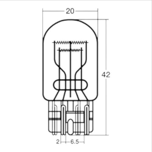 スタンレー(STANLEY) テール球 W7879 12V23/8W バイク