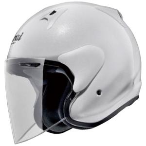 Arai バイク ジェットヘルメット SZ-G グラスホワイト S グラスホワイト ジェットタイプ