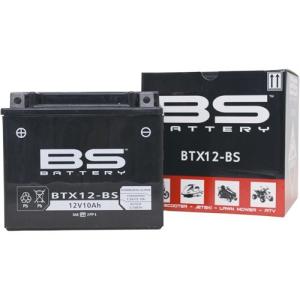 BSバッテリー(ビーエスバッテリー) バイク バッテリー BTX12-BS (YTX12-BS 互換) 液別 密閉型MFバッテリー｜partsdirect