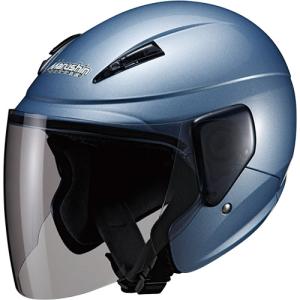 マルシン工業(Marushin) バイク ヘルメット ジェットヘルメット セミジェットヘルメット M-520 アイスブルー フリー｜partsdirect