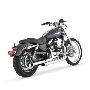 VANCE＆HINES(バンスアンドハインズ) バイク カスタムマフラー 17821 ストレートショット 2-2 フルシステム クローム 1800-1216 スポーツスターファミ｜partsdirect