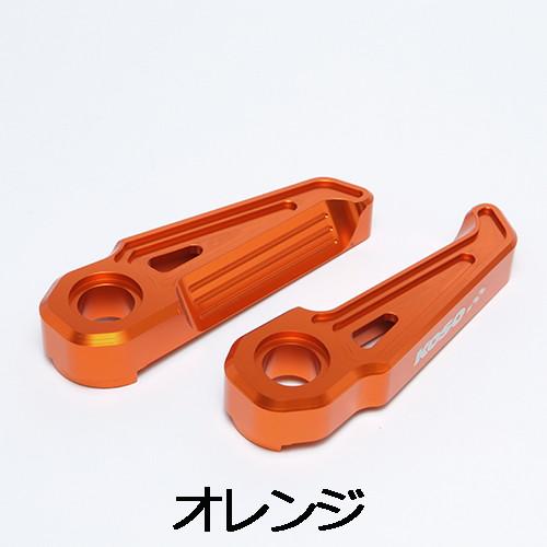 KOSO(コーソー) タンデムアルミペダル オレンジ KS-TSPBWR-OR バイク ステップ・ス...