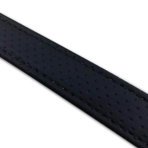 Grondement(グロンドマン) 汎用レザーベルト(タンデムベルト) エンボス黒 86cm T8...