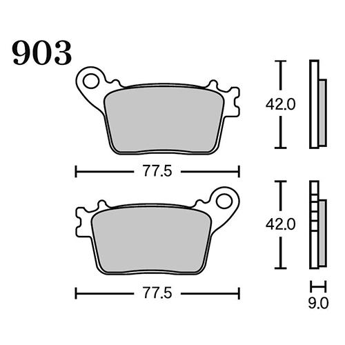 RK Japan MEGA ALLOY X(メガアロイX) ブレーキパッド MAX 903 903M...