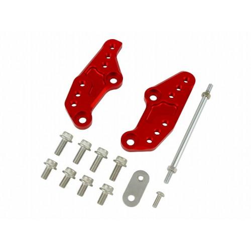 POSH Faith(ポッシュフェイス) ステップアッププレート レッド YZF-R25/R3/MT...