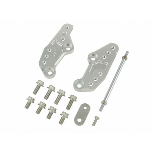 POSH Faith(ポッシュフェイス) ステップアッププレート シルバー YZF-R25/R3/M...