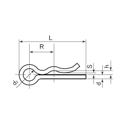 NTB SCP-R12 スナップピン バイク