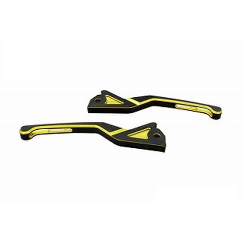 KOSO(コーソー) GPスタイルデュアルカラーレバー ゴールド KS-BLSM-BKGD バイク