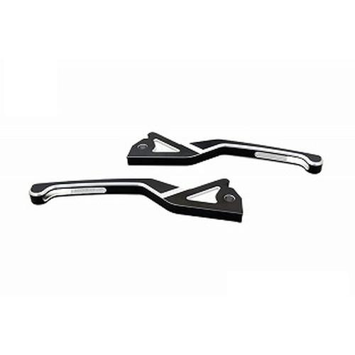 KOSO(コーソー) GPスタイルデュアルカラーレバー シルバー KS-BLSM-BKSV バイク